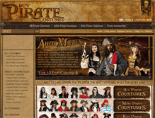 Tablet Screenshot of buypiratecostumes.com